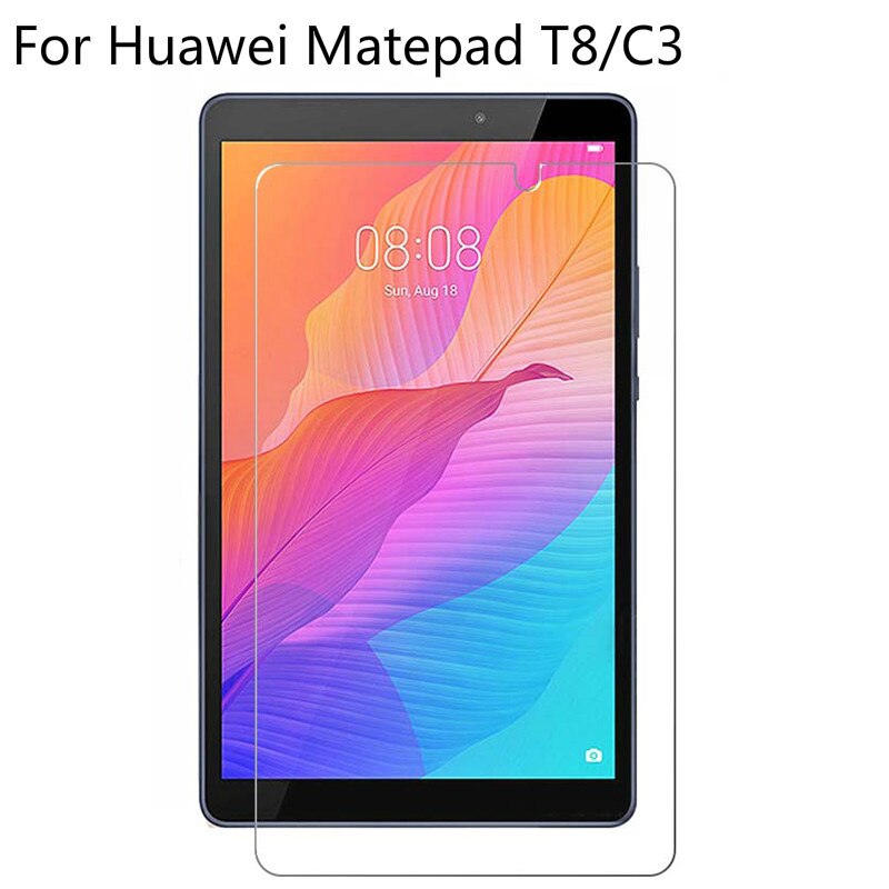 Tablette Gehärtetem Glas fallen für Huawei Matepad T8 8,0 Zoll Bildschirm Schutz Für Huawei Matepad C3 Schutzhülle Film Glas