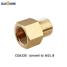 CO2 Gewinde Adapter W 21,8 Gewinde zu CGA320 Adapter Zylinder für CO2 Panzer Flasche