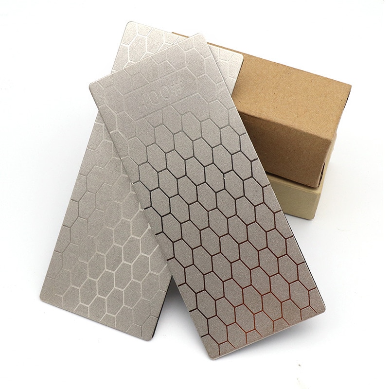 Küche Messer Schärfen Stein 400 #/1000 # Diamant Messer Spitzer Ultra-dünne Waben Oberfläche Schleifstein Schleifstein Cutter werkzeug