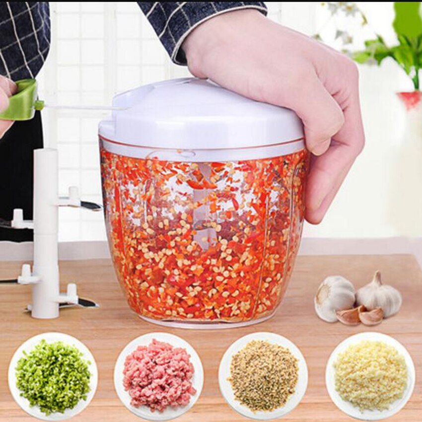 Multifunktions Juwelüse Zerhacker Cutter Prozessor Zerhacker Knoblauch Cutter Juwelüse Obst Twist Schredder Manuelle Fleischwolf saft