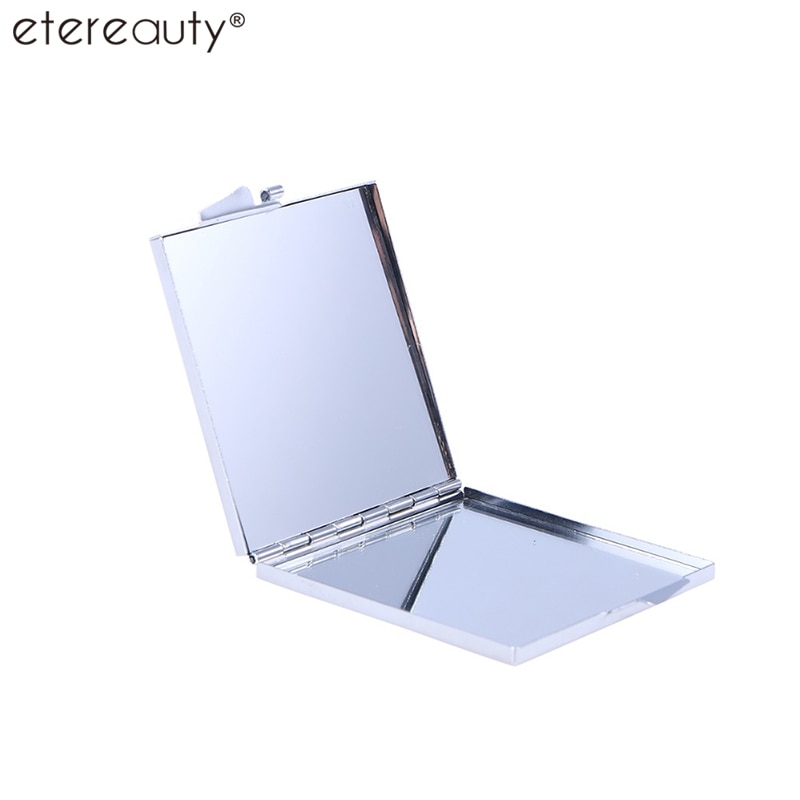 Tragbare Klapp Spiegel Verschiedene Formen Metall kompakt Faltbare Reise Spiegel Mini Kosmetik Tasche Spiegel machen-hoch-Werkzeug