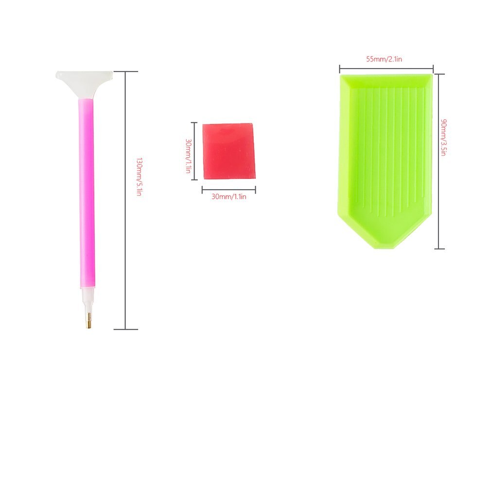 DIY Diamant Malerei Zubehör 5D Diamant Malerei Kreuz Stich Stickerei Stift Werkzeuge einstellen Mosaik Kleber Tablett Stift Bausatz