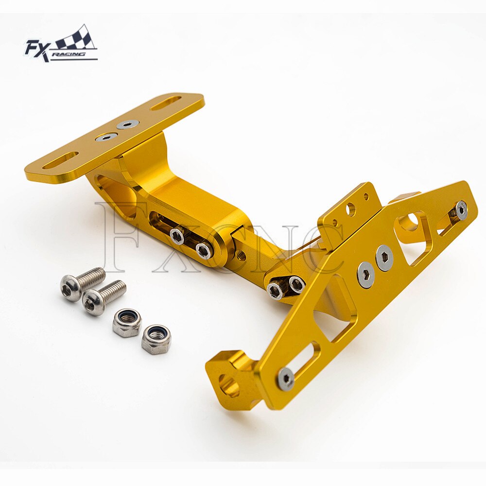 T-6061 Aluminium Motorrad Universal- Kennzeichen Rahmen Halfter Halterung Für Yamaha BWS YZF R1 R3 R6 R15 R25 fz6 MT