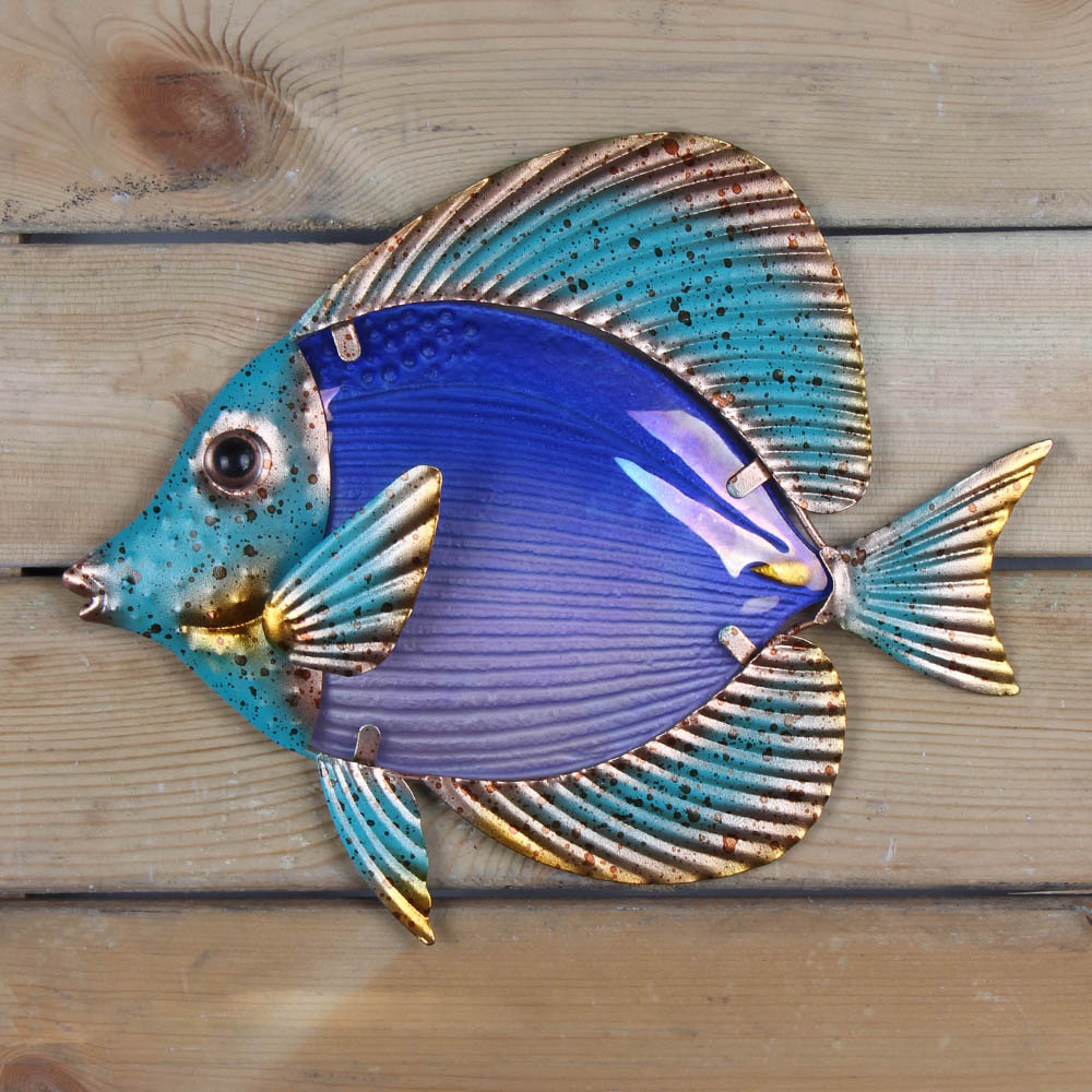 Ebene dekoration metall kleine fisch kunstwerk Heimat dekoration, verwendet für garten dekoration Ich bin freien Ebene garten skulptur
