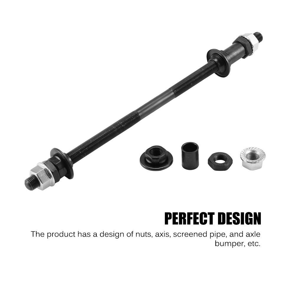 Fahrrad Rad Hub Achse 240mm Vorne Hinten Stahl Solide Spindel Welle Jahrgang MTB Straße Spieß Fahrrad Reparatur Werkzeug Fahrrad zubehör