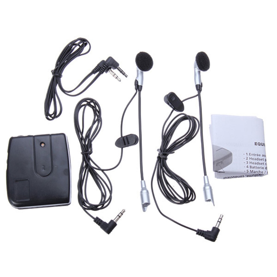 2 Weg Motorrad Gegensprechanlage Motorrad Helm Headset Kommunikation System Sprechanlage Motor- Headset Intercomunicador Kopfhörer