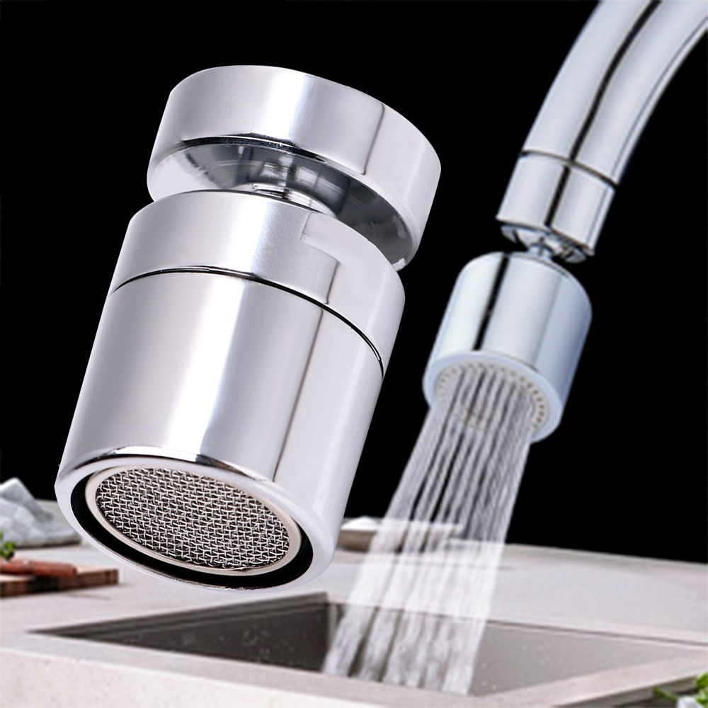 Durcheinander Außengewinde Küche Wasserhahn Spritzgerät Düse Befestigung Silber farbe Wasserhahn belüfter Wasser sparen Wasser Werkzeuge