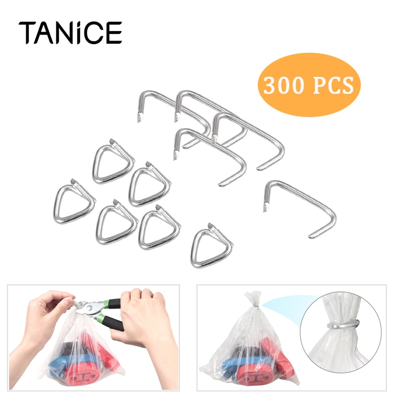 TANiCE 300 stücke 3/4 Zoll Verzinktem Stahl Schweinestall Haushalts Hardware--Werkzeug Zubehör Für Möbel Innenräume Wurst Gehäbenutzen Zäune