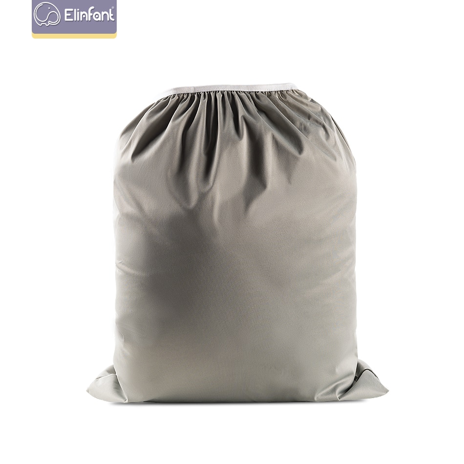 Elinfant 60*70cmLarge Hängen Nass/Trocken Eimer Tasche für Tuch Windel, Einsätze, windel Elastische Wasserdichte Windel Tasche