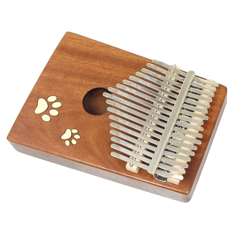17 tasten Mosaik Fußabdruck Musical Instrument Finger Klavier Kalimba Tragbare Daumen Klavier-Klang Ist Knackig und Melodiöse
