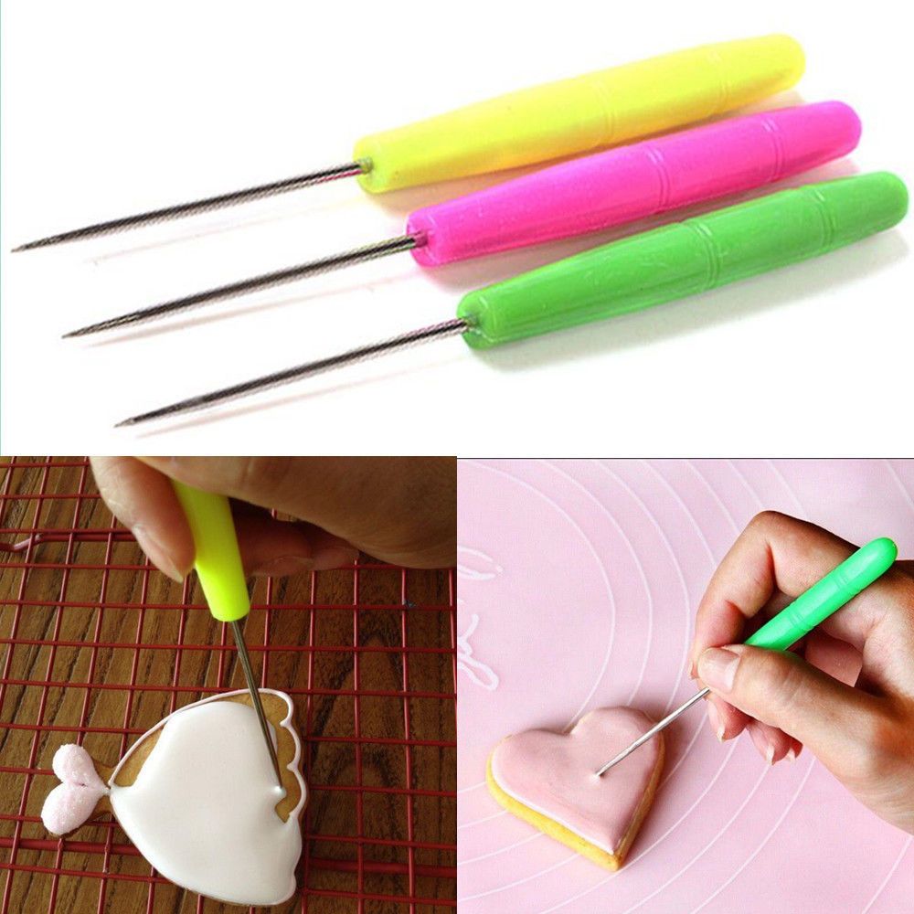 1pc Langlebig Keks Nadel Kuchen Tester Backen Werkzeuge Edelstahl Keks Puderzucker Nadel Backen & Gebäck Werkzeuge