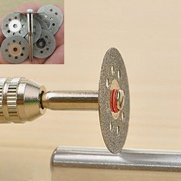 12 Stck Dreh Werkzeug Kreissäge Klingen Schneiden Rad Scheiben Dorn Dremel Cutoff GQ999