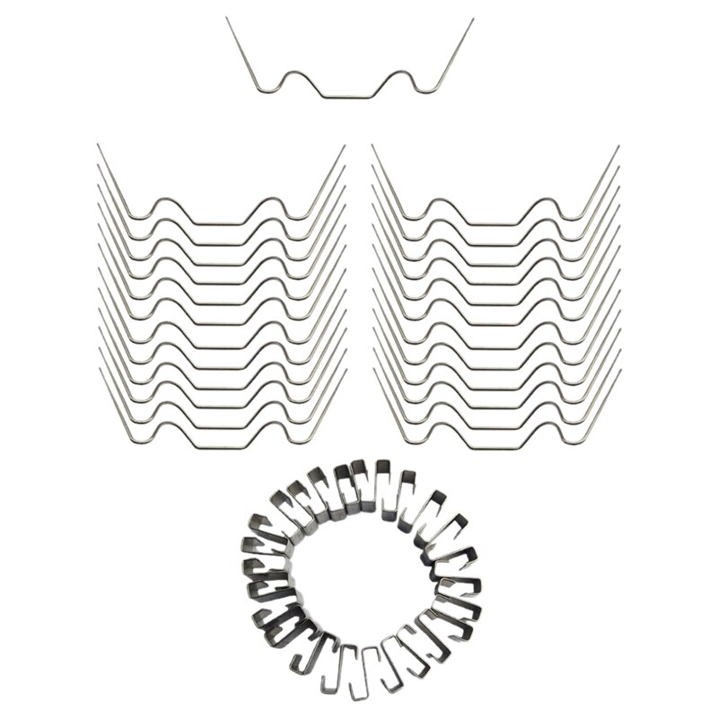 Heißer 50X Gewächshaus Verglasung Clips Edelstahl W Z Typ Frühling Draht für Gewächshaus