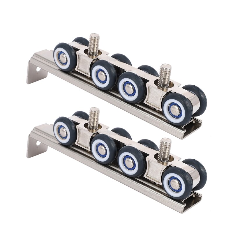 Hardware- Rutsche Türen Rolle, Hängen Schiene Rad, Schiebetür Schrank Hardware- Bausatz Tür Räder Rolle KleiderbüGel Rolle