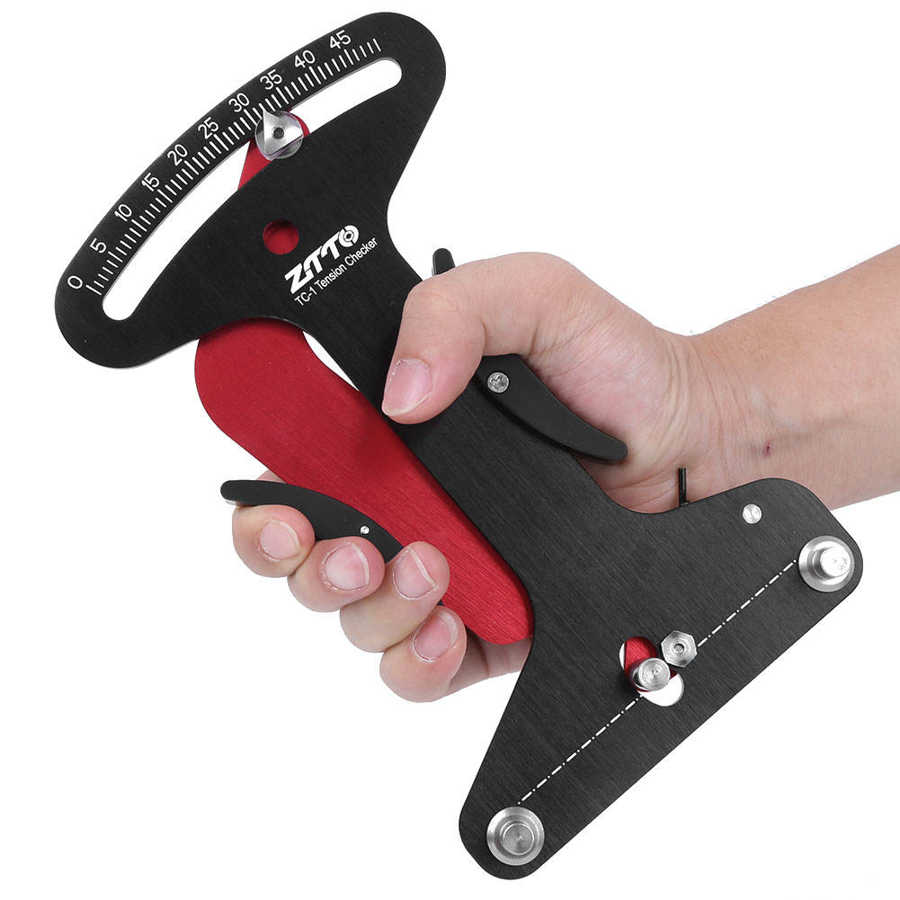 ZTTO Fahrrad Speichen Spannung Meter Rad Speichen Prüfer Werkzeug Genaue Fahrrad Korrektur Werkzeug Spannung Meter Draht Fahrrad Rad Speichen
