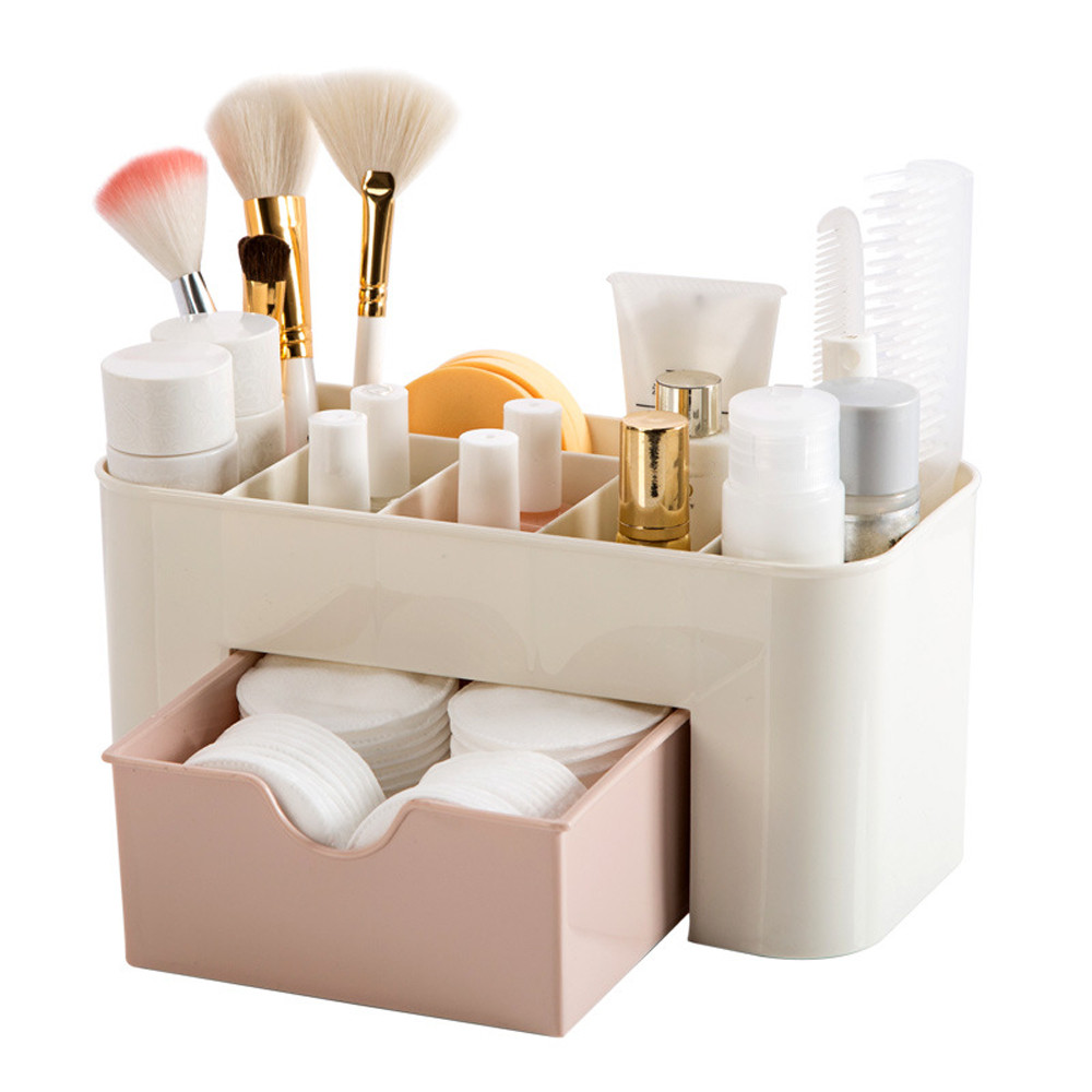 Plastik Kosmetik Lager Kasten Schublade Organizer Schublade Teiler bilden Schmuck Organizer Rangement Küche Heimat Lager Schubladen#F