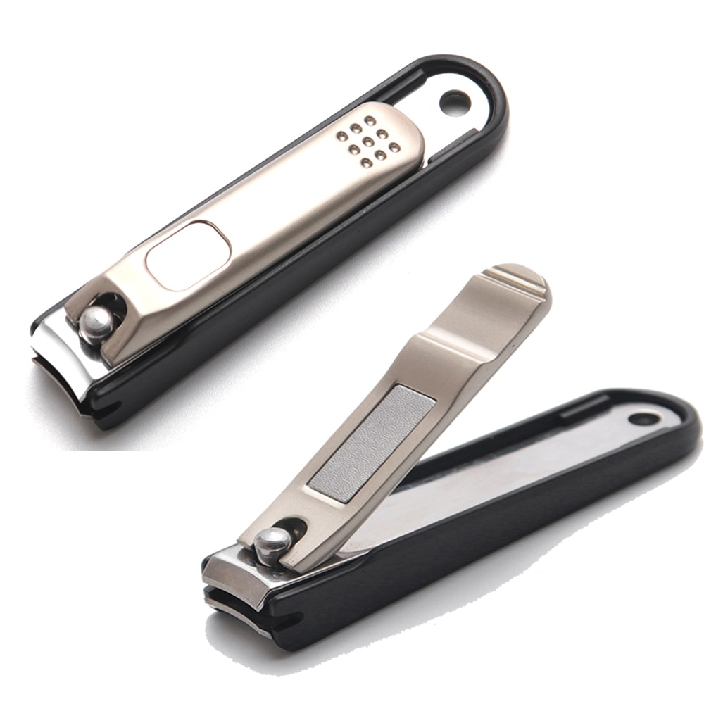 Tragbare Anti-Unterhose Anti-Spritzen Edelstahl Nagel Knipser Nagel Cutter Fingernagel Trimmer Manikübetreffend Zubehör