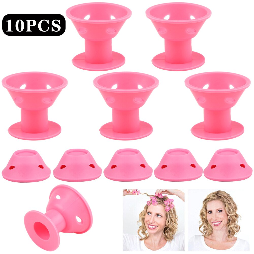 10/20 stücke Haar Rolle Weiche Gummi Magie Lockenwickler Rollen Twist Haar Keine Wärme Keine Clip Frauen Haar Eisstockschießen Schlaf Styling DIY Werkzeug