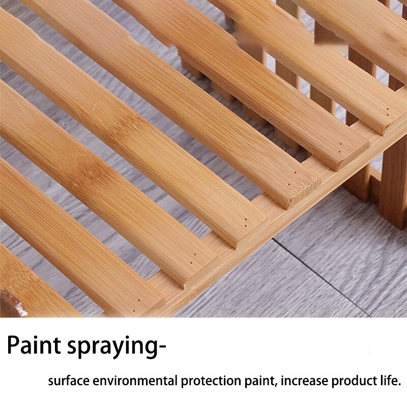 Anlage stehen Büro Schreibtisch Lager Gestell Bambus Blume Anzeige Stand Anlage verwöhnen Dekorative Lagerung Regal für Studie