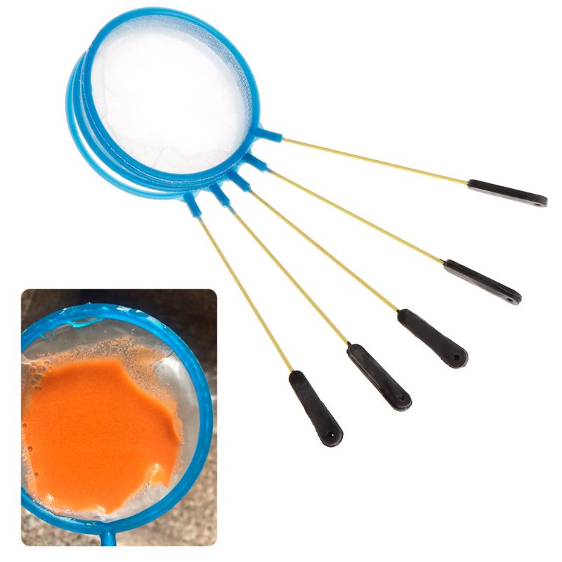 5 Teile/satz Fisch Netz Artemia Filter Garnelen Mini Tragbare Angeln Fisch Panzer Aquarium Dichten Gittergewebe Kleine Pore Werkzeug