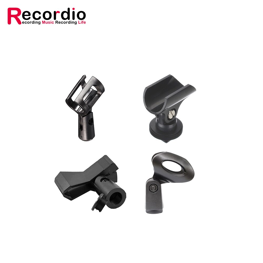 GAZ-MH05 Universal- Kunststoff Mikrofon Clips Halfter flexibel Gummierte Stehen Halterung Für Verdrahtete/Drahtlose Mikrofon