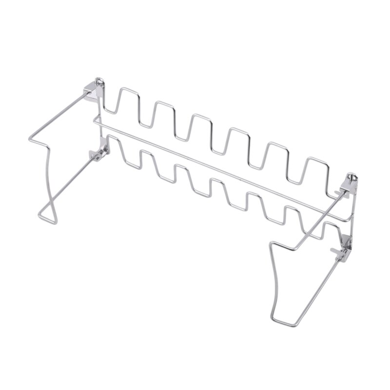 Huhn FlüGel Bein Gestell Für Grill Raucher Backofen Edelstahl Vertikale Röster Stehen in BBQ Sicher Grill Zubehör