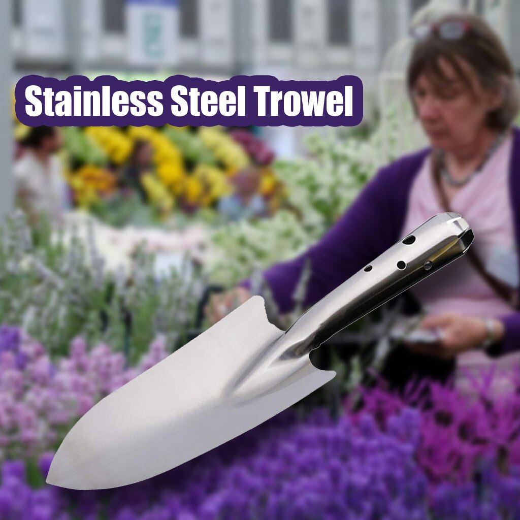 Edelstahl Kelle, Gartenarbeit Blumenerde BöHöhle Scoop Hand Kelle BöHöhle Gräber Mini Blume Schaufel Gartenarbeit Kleine Schaufel