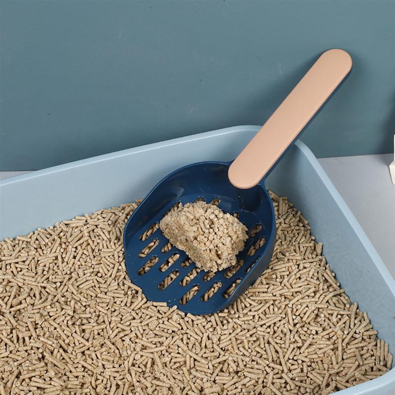 Kleine Löcher Katzenstreu Scoop 2-Farbe PP Kunststoff & Harz Material Prämie Haustier Kacke Reinigung Werkzeug Kätzchen Sand schaufel Haustier Zubehör