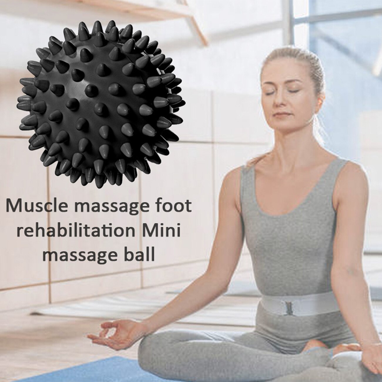 Massage Ball 7cm Fitness PVC Hand Massage Ball PVC Sohlen Igel Sensorische Ausbildung Griff der Ball Tragbare Physiotherapie Ball