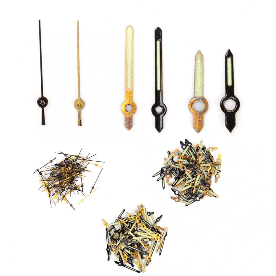 300 Teile/satz Uhr Stunde Minute Sekunde Hände Uhr Nadel mit Nachtlicht für 2035 Bewegung Uhrmacher Reparatur Werkzeug Uhr Zubehör