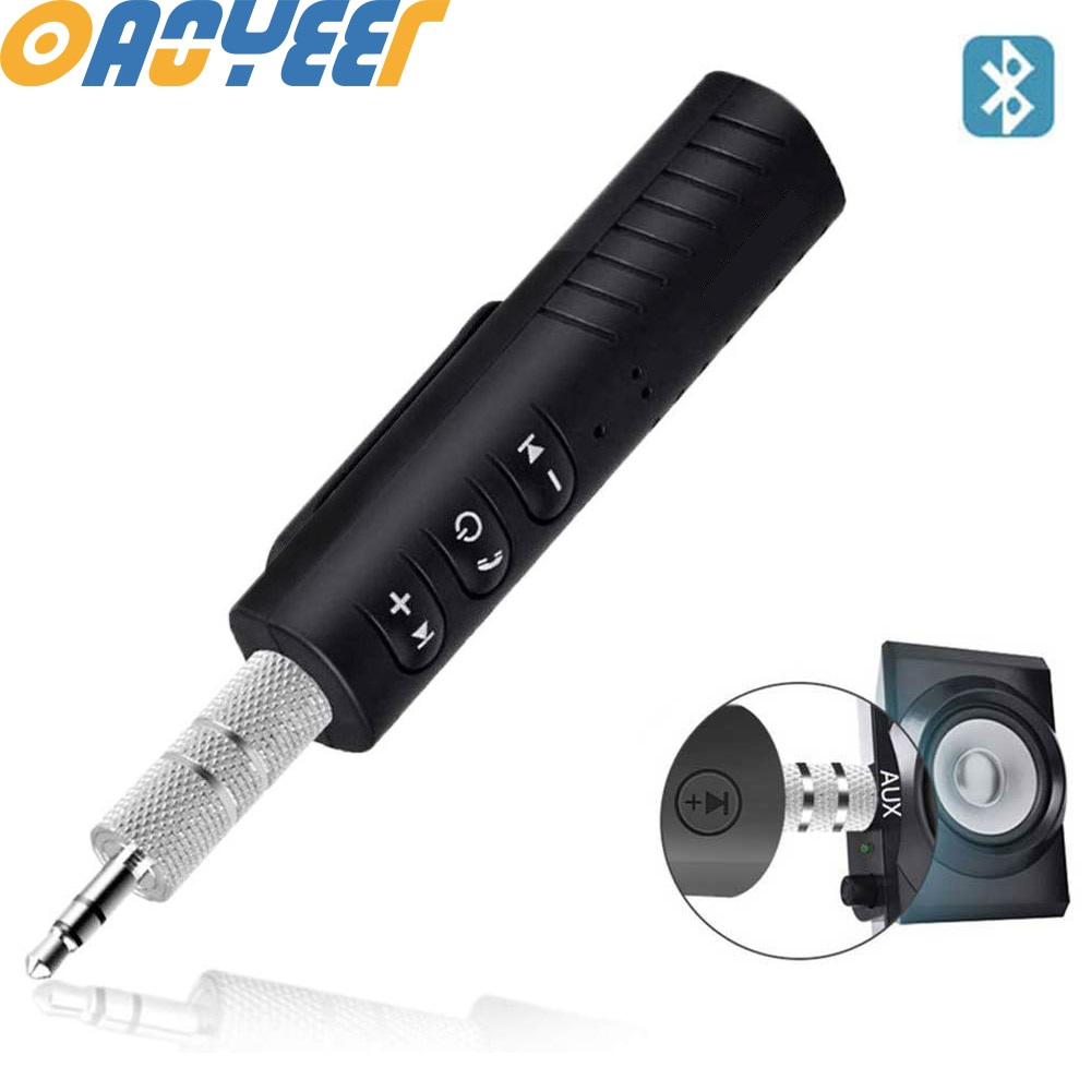 Freisprecheinrichtung Bluetooth Adapter Auto Bausätze kabellos Aux Bluetooth Empfänger Für Kopfhörer Iphone Ipad PC Musik MP3 Lautsprecher Adapter
