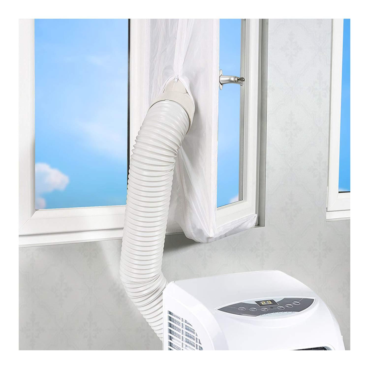 Universal- 4m Luft sperren Fenster Verschluss Tuch Platte Heißer Luft halt Klimaanlage Auslauf Fenster Dichtung Bausatz Für Handy, Mobiltelefon klimaanlage