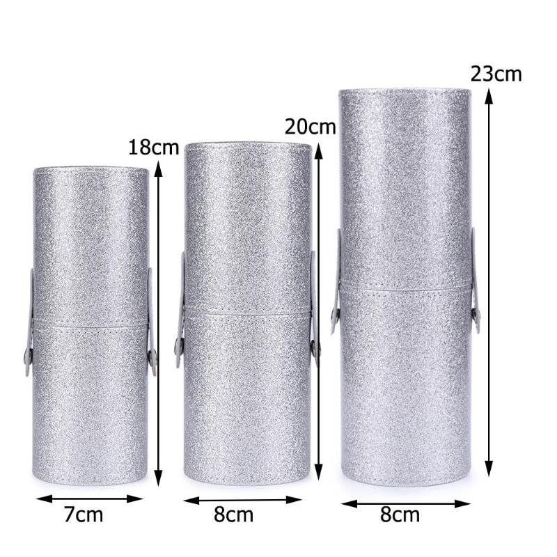 Tragbare PU Leder Reise machen-hoch Pinsel Stift Halfter Lagerung Leere Halfter Kosmetik Pinsel Tasche Pinsel Veranstalter machen-hoch-Werkzeug
