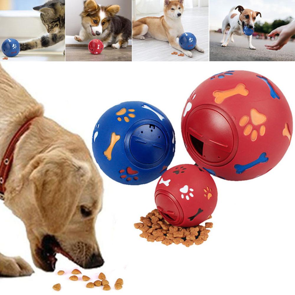 Haustiere Spielzeug Kauen Spender Leckage Lebensmittel Bälle Kleine Mittel groß Hund Spielen Interaktive Spielzeug Katze Zahnen Ausbildung Bälle 7.5/11cm