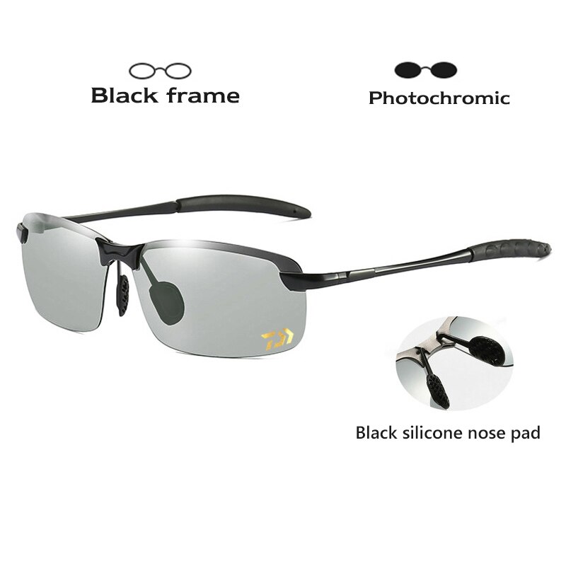 DAWA Angeln Gläser Polarisierte Sonnenbrille Angeln Sonnenbrille UV400 Angeln Verfärbt Sonnenbrille Winddicht radfahren gläser