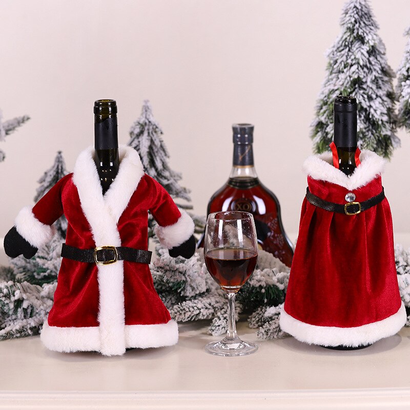 Weihnachten Wein Taschen Neuheit Rotwein Flasche Abdeckung hause liefert Wein Flasche Abdeckung Weihnachten Wein Flasche wickeln Flasche Abdeckung