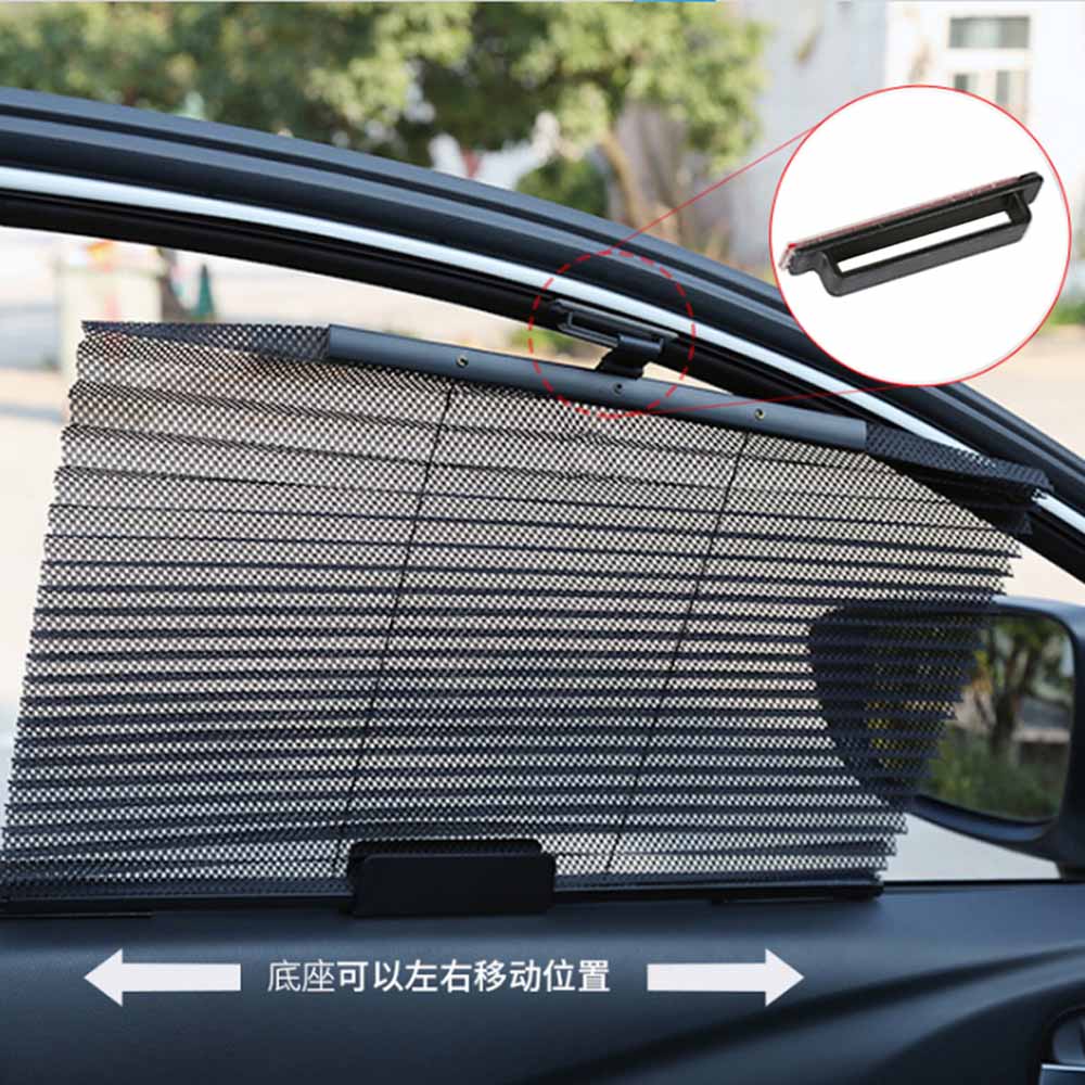 Auto Vorhang Versenkbare Atmungsaktive Automobil Auto Seite Fenster Jalousien Sonnenschutz Abdeckung Auto Styling Zubehör