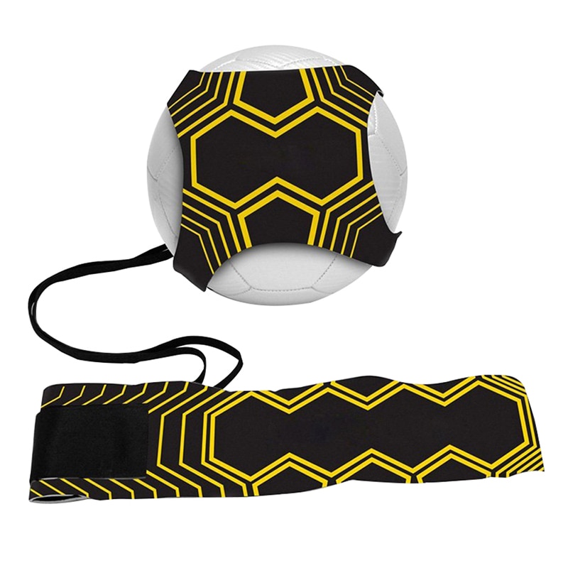 Ball-Taschen Hilfe-Steuer FußBall FußBall trete Werfen Praxis Solo Ausbildung Taille Gürtel Elastisch Steuerung Fähigkeiten Trainer Praxis