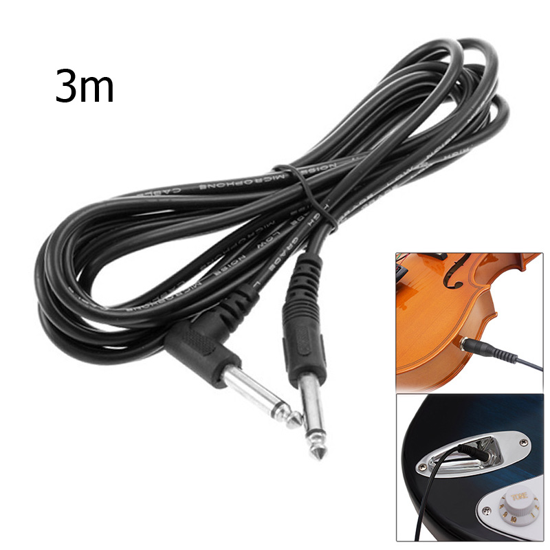 3M/10 Füße Gitarre-Ampere Elektrische Gitarre Kabel Stereo 6,5mm Kabel Adapter Verstärker Geschirmt Lärm Reduktion Bass Gitarre Kabel