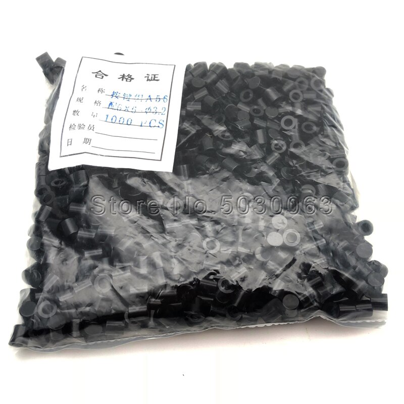 1000 teile/los Schwarz A56 schalter kappe geeignet für 6*6 schalter serie 6*6 Geschmack/schlüssel kappe hohe 6MM