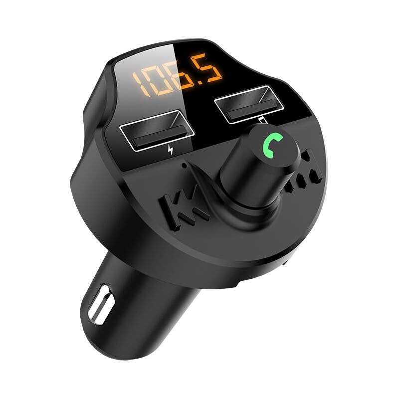 Auto Fm Sender Bluetooth 5,0 Auto Telefon Mp3 Spieler mit Batterie Spannung Erkennung TF Karte MP3