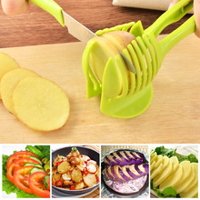 Zwiebel Kartoffel Cutter Tomaten Schneidemaschine Werkzeug Aktenvernichter Zitrone Schneiden Halfter Juwelüse Obst Kochen Werkzeuge Küche Zubehör Spielereien