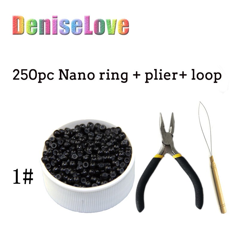 500 stücke mocro Kieselsäure Nano Ring für haar verlängerung zange toolshair perlen haar verlängerung Wikinger haar ringe perlen für haar flechten
