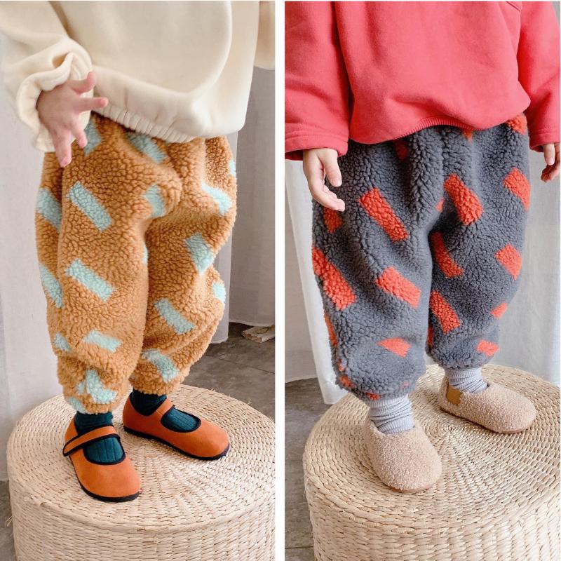 Neue Baby Hosen Baby Jungen Hosen Plus Samt Dicke Warme Winter Baby freundlicher Hosen freundlicher Baby Mädchen Warme hosen