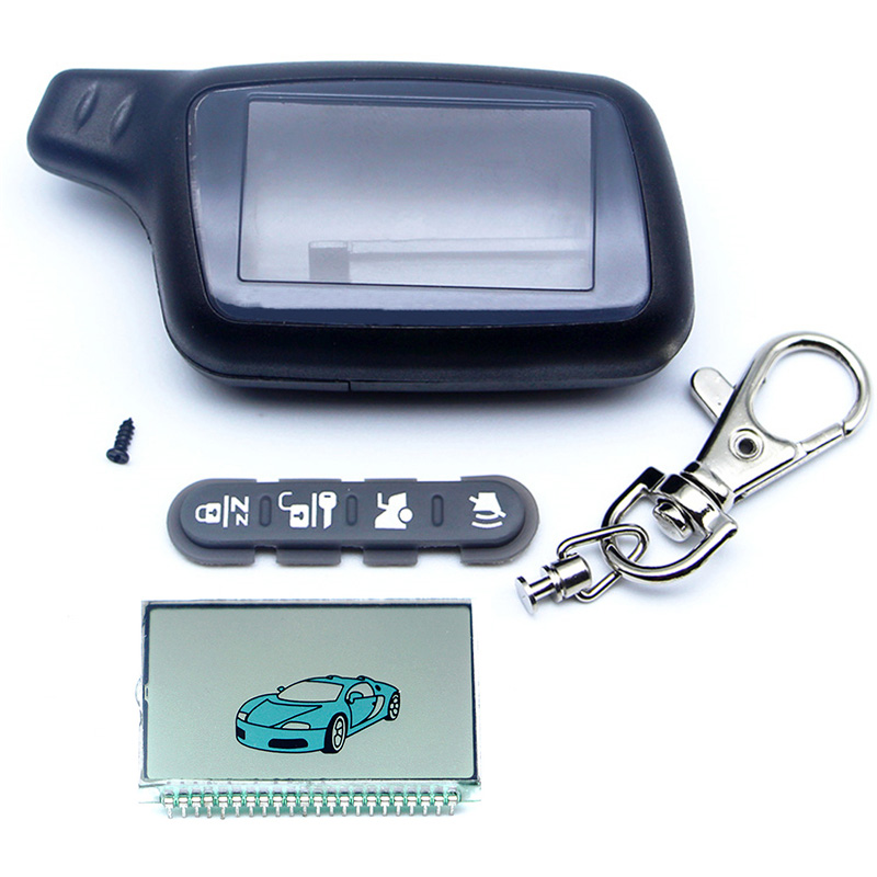 X5 Lcd Anzeige Bildschirm + körper fallen für Russische zwei-wege Auto alarmanlage Tomahawk X5 LCD Fernbedienung Schlüssel fob Kette Keychain