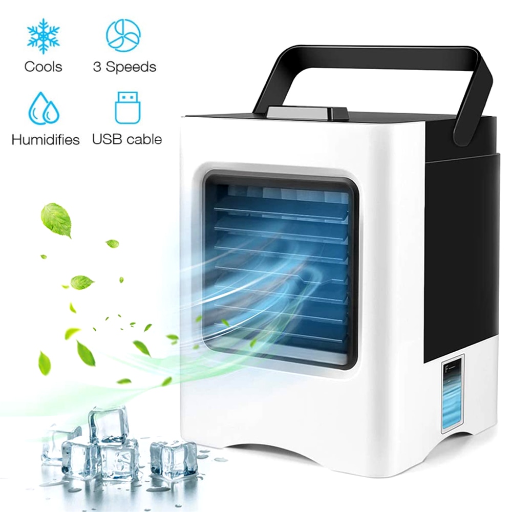 Klimaanlage Fan Luftreiniger Klimaanlage Humdifier Luftkühler Mini Tragbare USB Schreibtisch Luftkühlung 3 Geschwindigkeiten Für Für Hause