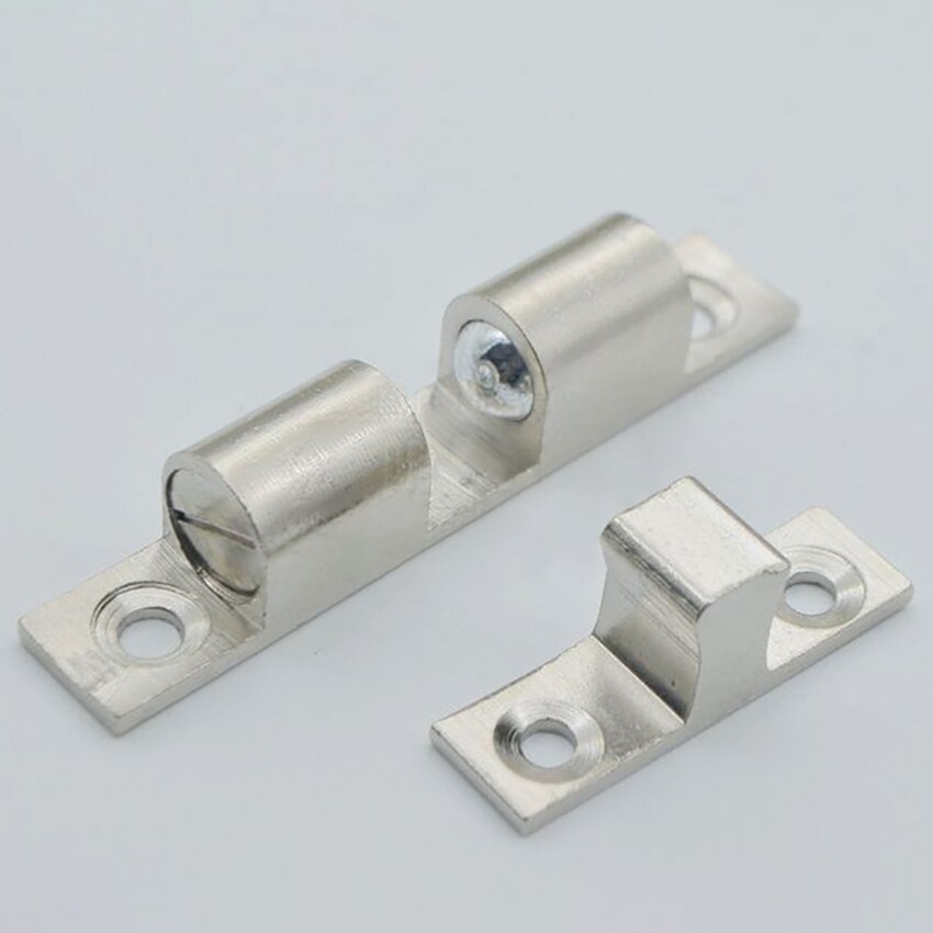 70mm Länge Reine Kupfer Doppel Frühling Stahl Ball Fangen verriegeln für Möbel Schrank Schrank Tür Einstellbar Schrank Spannung verriegeln
