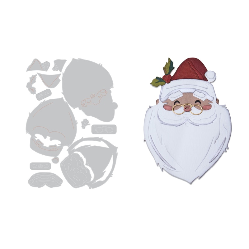 Neue Stirbt Metall Schneiden Stirbt Für Scrapbooking Karte, Der Santa Claus Präge Rahmen Karte Handwerk Stirbt Keine Briefmarken