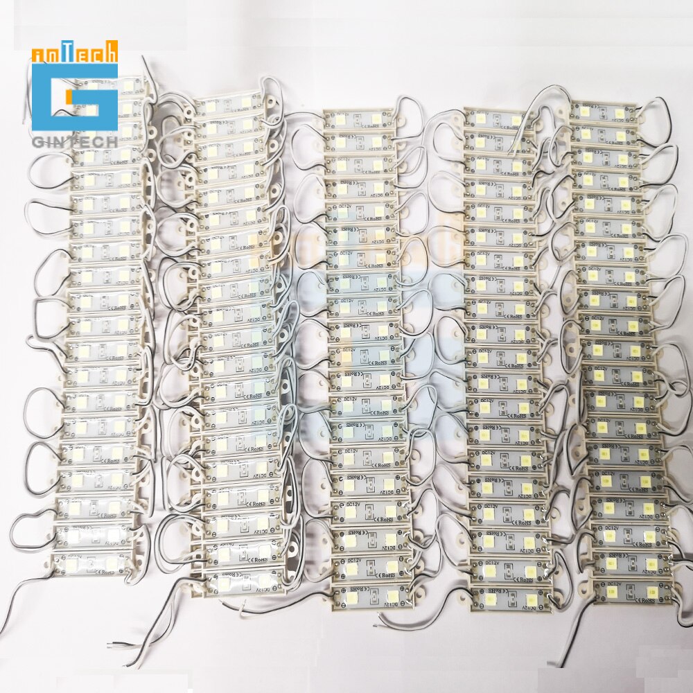 100 TEILE/LOS LED-modul 5054 2 LED Wasserdicht Werbung LED-Modul Super Helle Beleuchtung