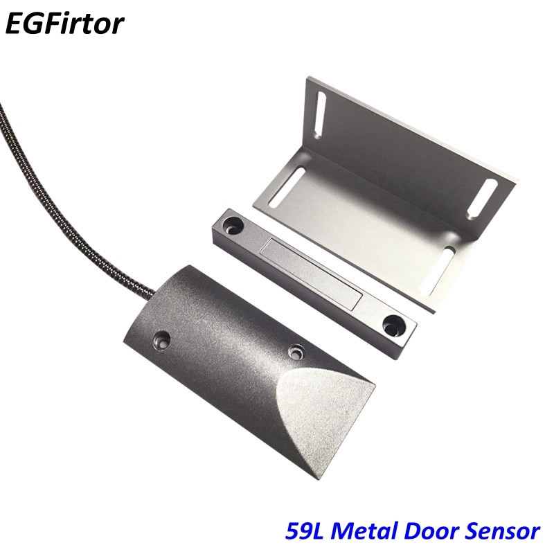 1 paar Heimat Alarm verdrahtet Rolltor Alarm Magnetische Schalter Fenster Metall Tür Max 70mm Arbeit Entfernung Offenen Kontrolle tür Sensor